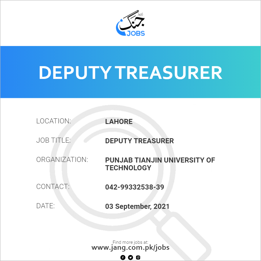 Deputy Treasurer