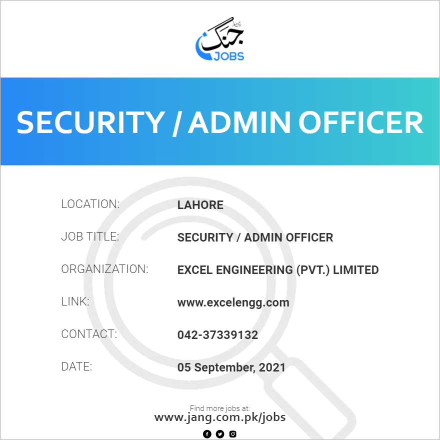 Security / Admin Officer