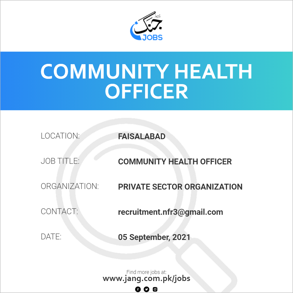 Community Health Officer