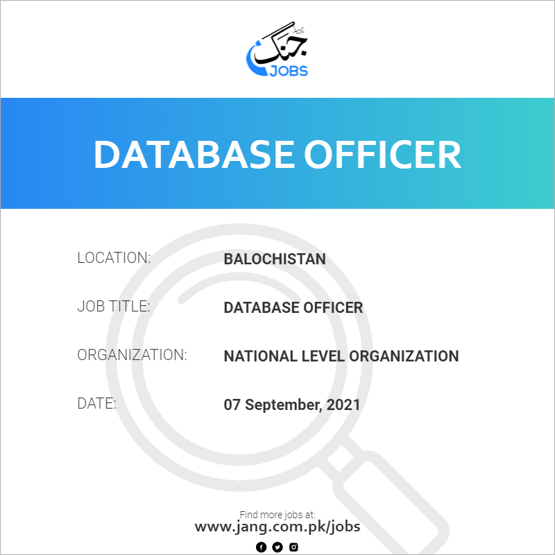 Database Officer