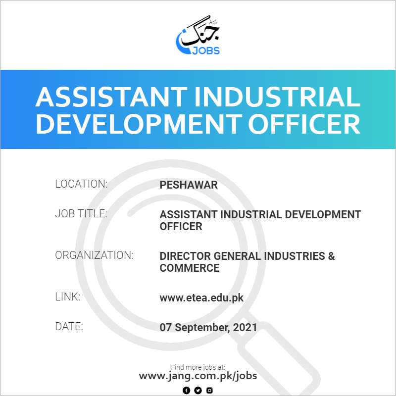 Assistant Industrial Development Officer