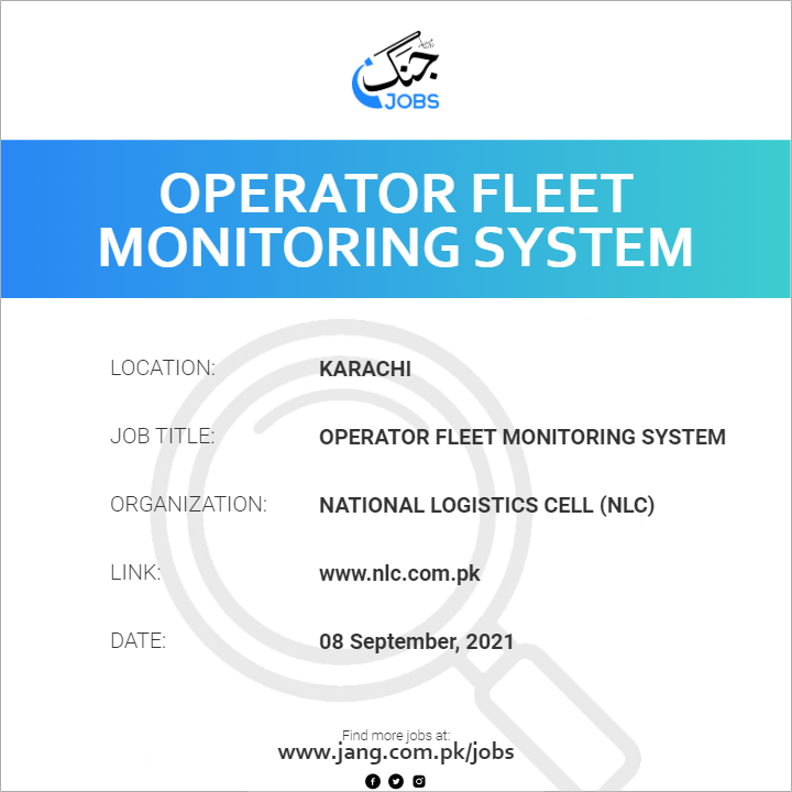 Operator Fleet Monitoring System