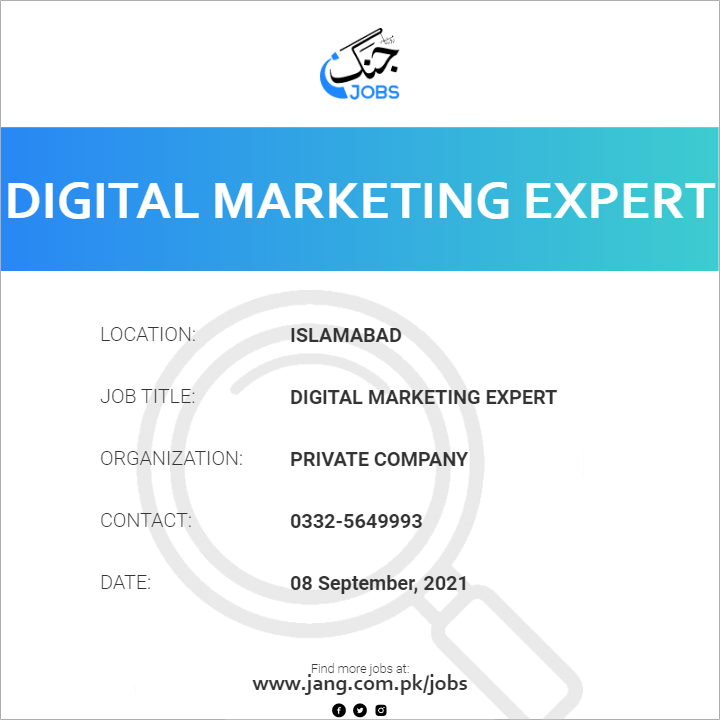 Digital Marketing Expert