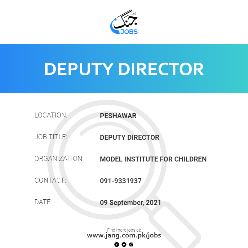 Deputy Director 