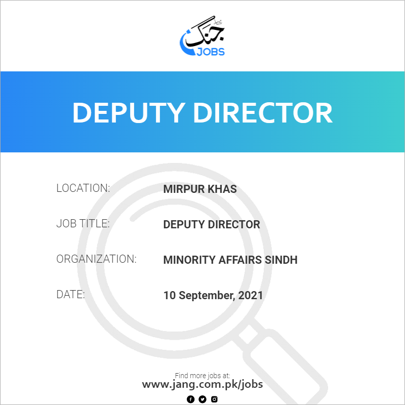 Deputy Director 
