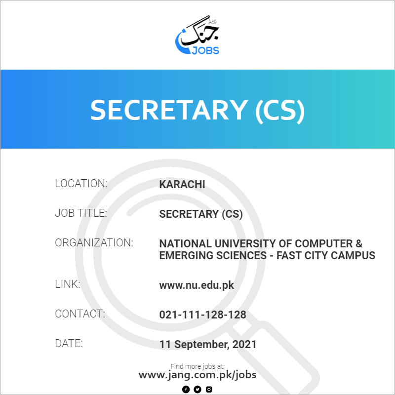 Secretary (CS)