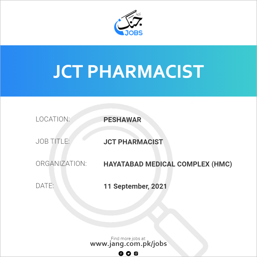 JCT Pharmacist