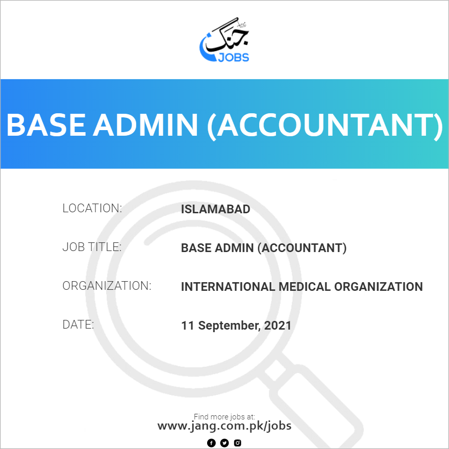 Base Admin (Accountant)