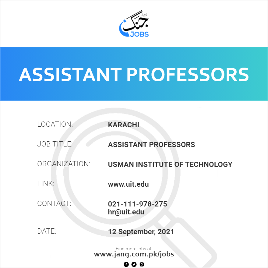 Assistant Professors