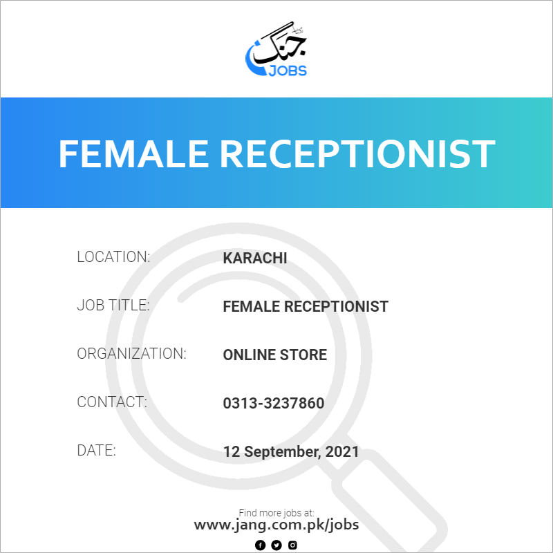 Female Receptionist 