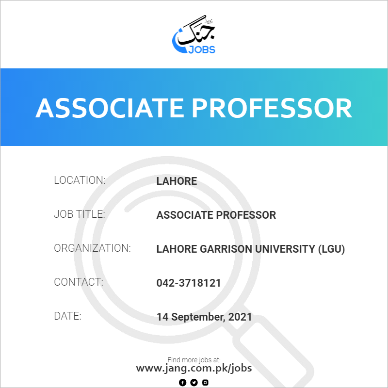 Associate Professor 