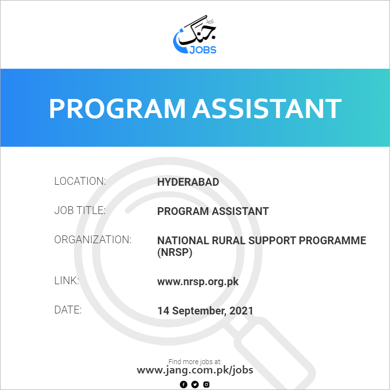 Program Assistant 