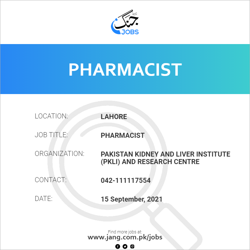 Pharmacist 