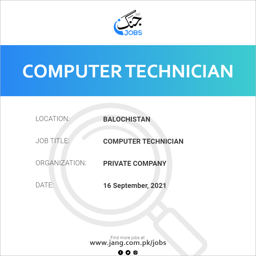 Computer Technician