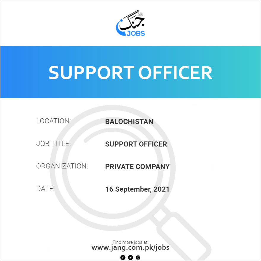 Support Officer