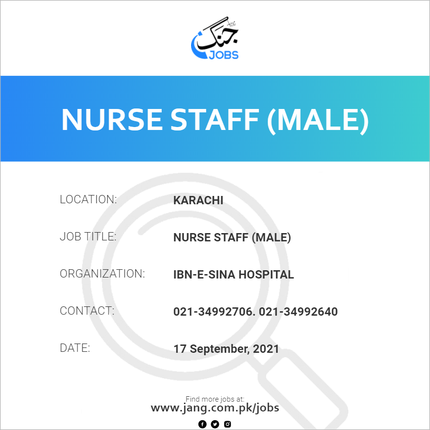 Nurse Staff (Male)