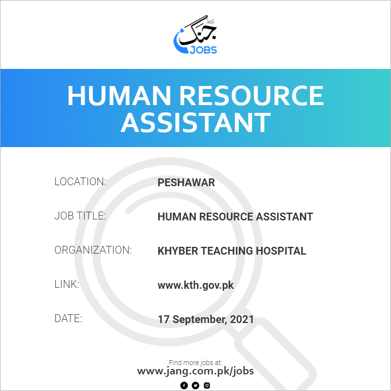 Human Resource Assistant 