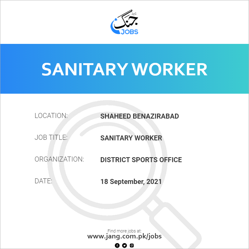 Sanitary Worker