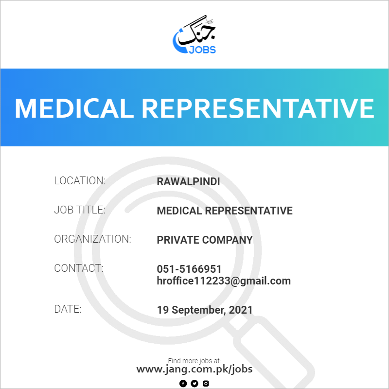 Medical Representative