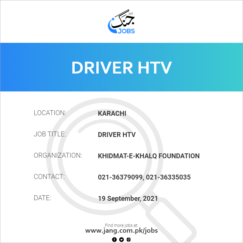 Driver HTV