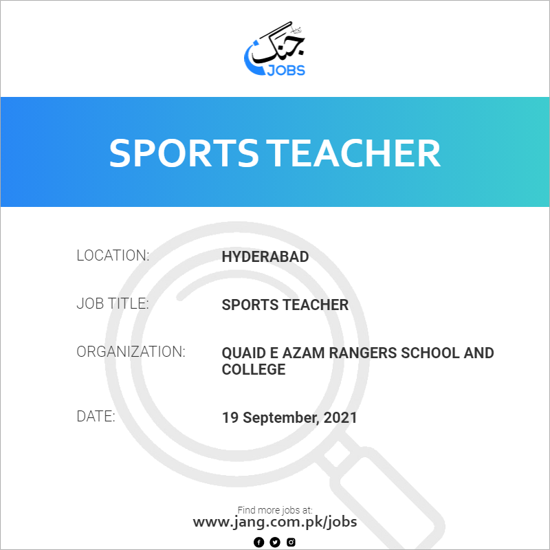 Sports Teacher