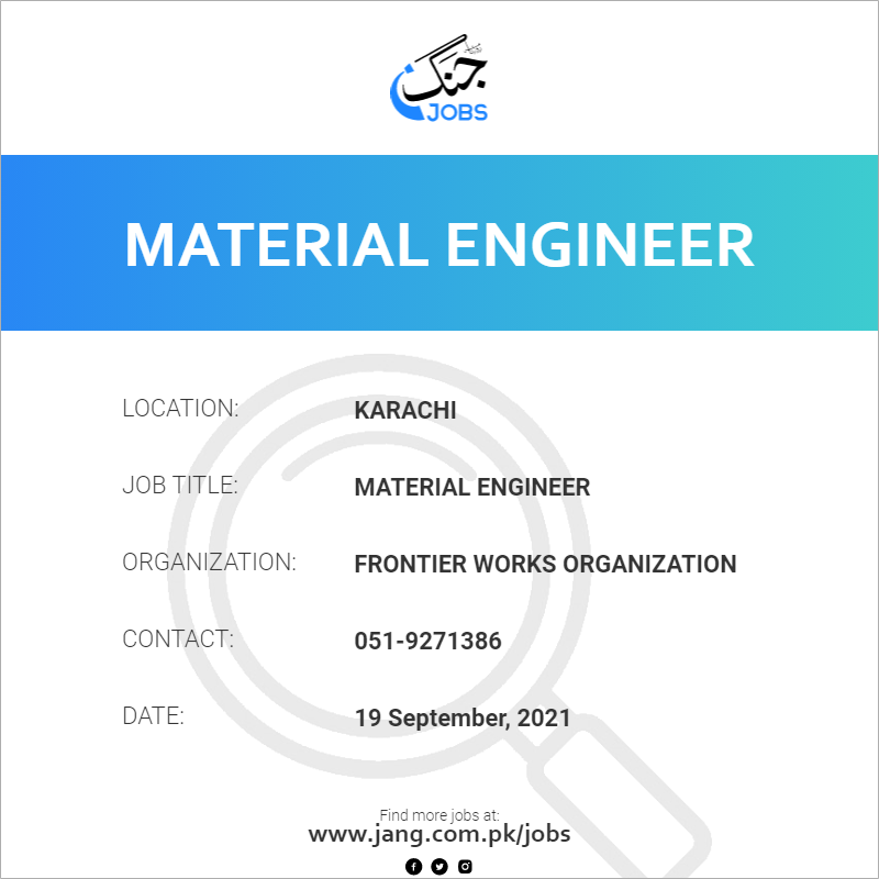 Material Engineer