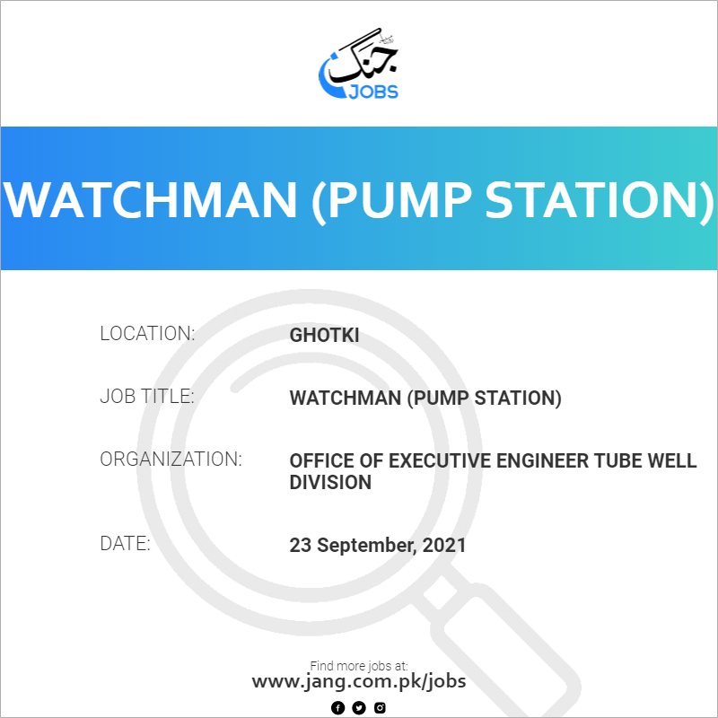 Watchman (Pump Station)