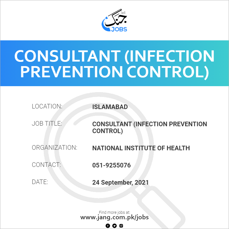 Consultant (Infection Prevention Control)  
