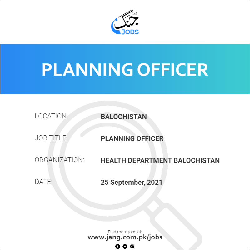 Planning Officer