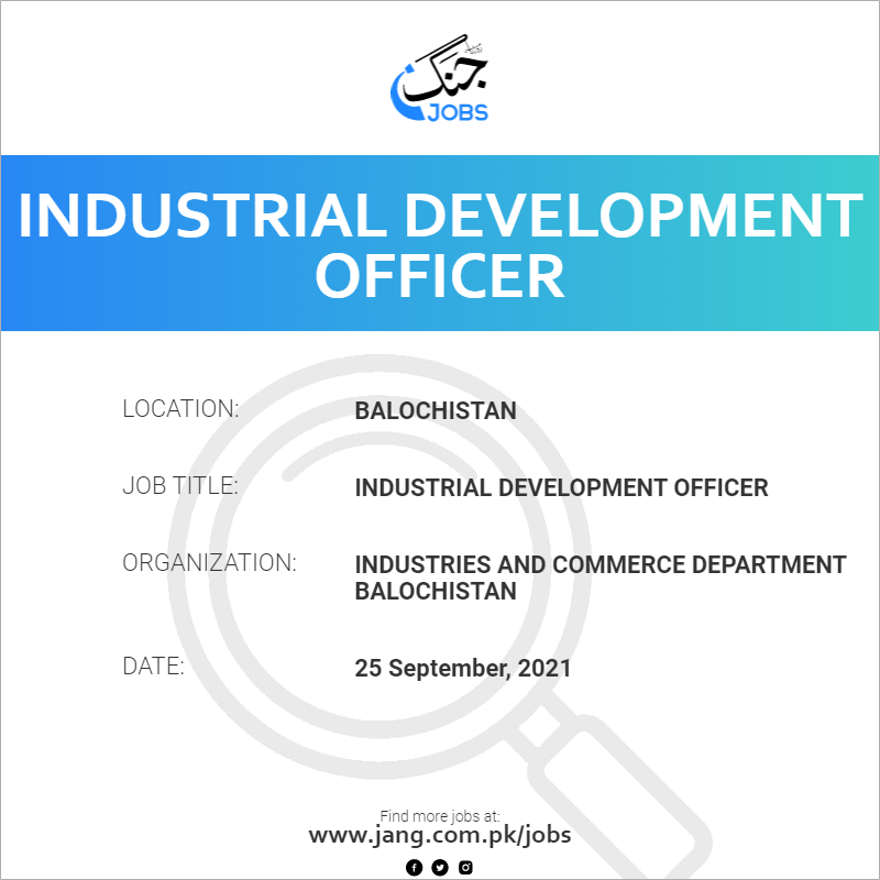 Industrial Development Officer
