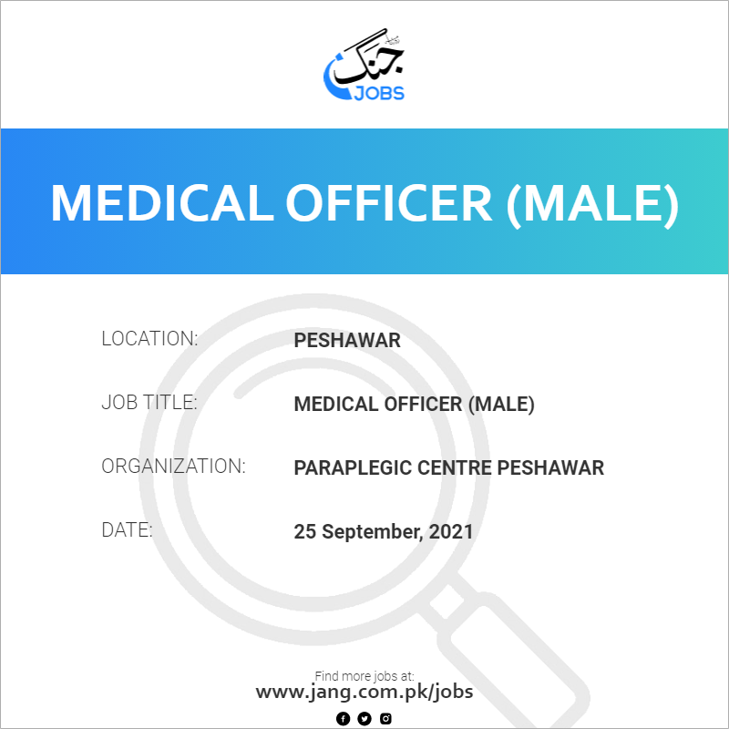 Medical Officer (Male)