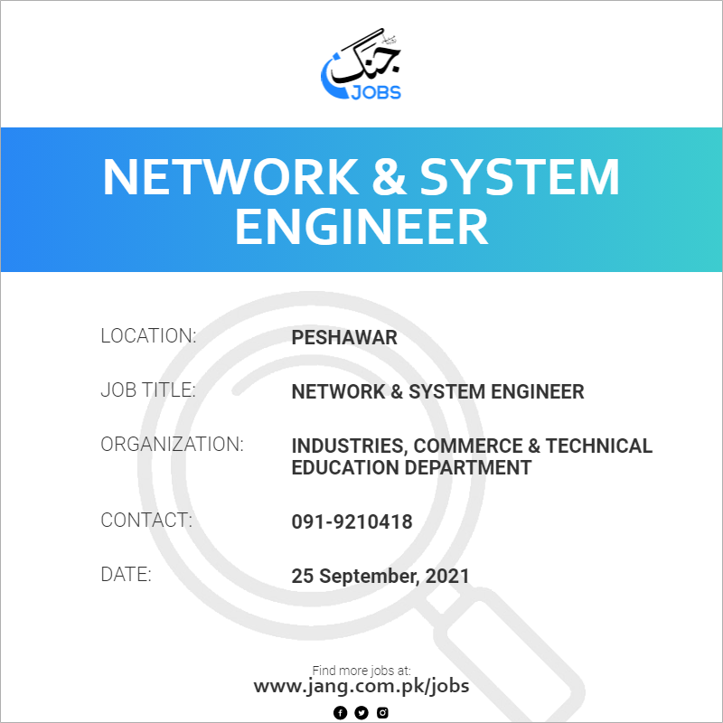 Network & System Engineer
