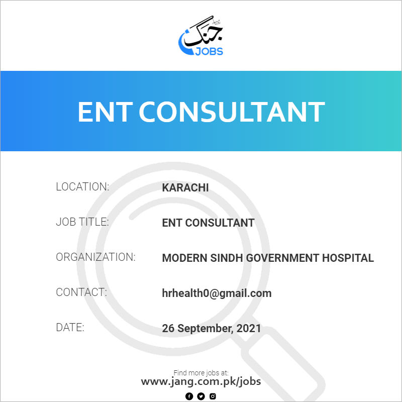 ENT Consultant
