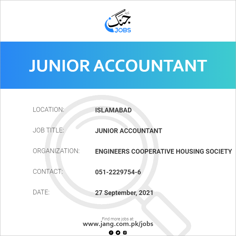Junior Accountant 