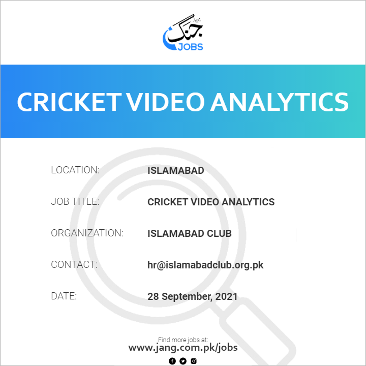 Cricket Video Analytics