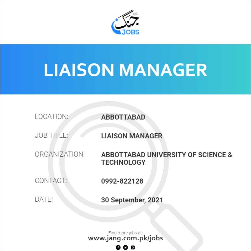 Liaison Manager  