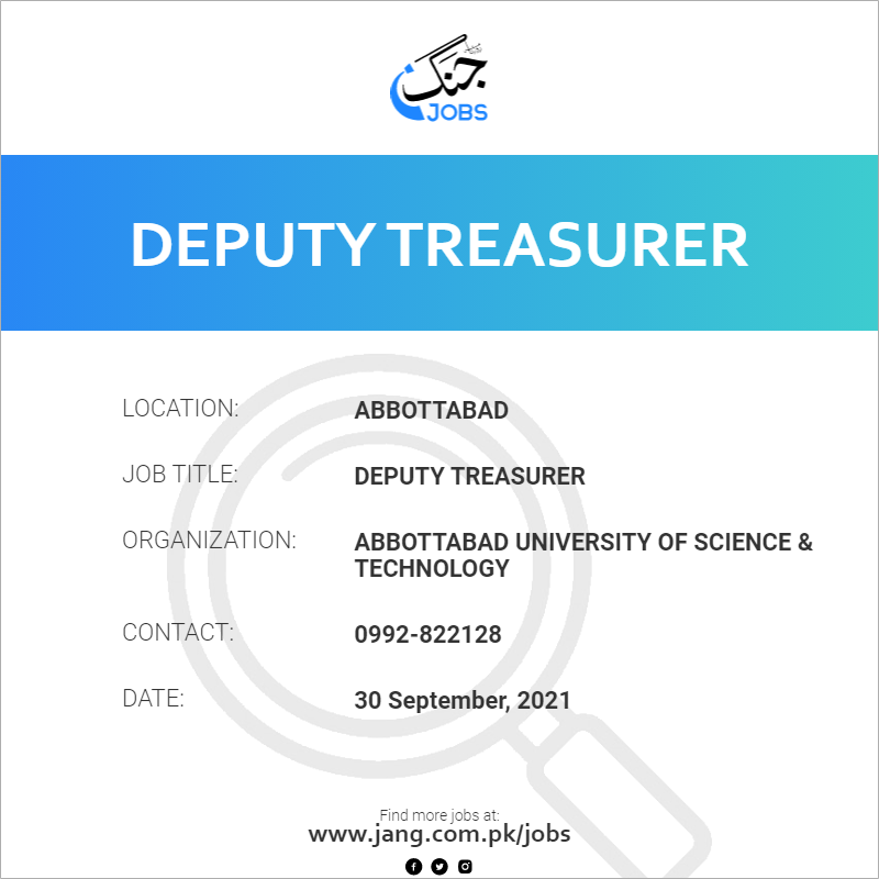 Deputy Treasurer