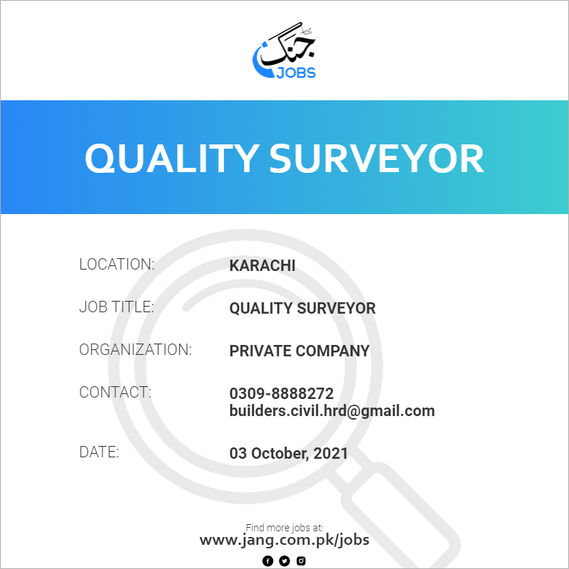 Quality Surveyor