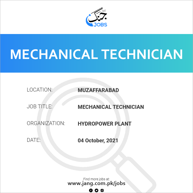 Mechanical Technician 