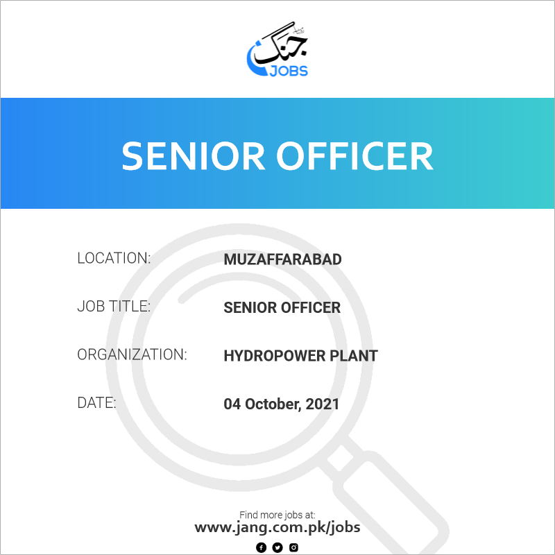 Senior Officer