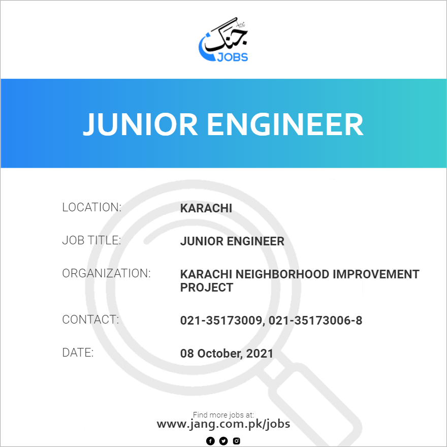 Junior Engineer