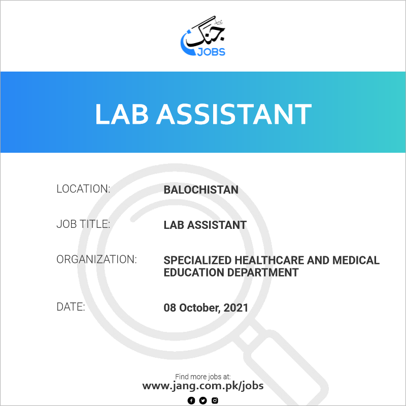 Lab Assistant 