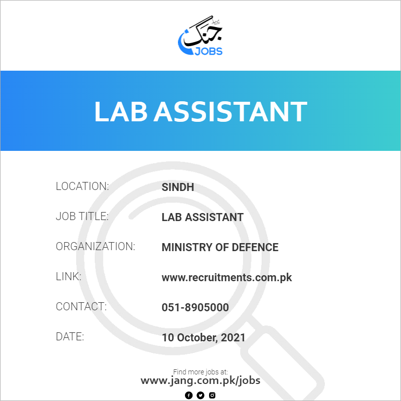 Lab Assistant