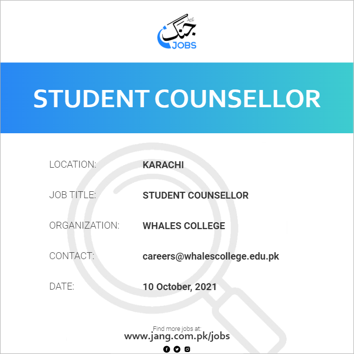 Student Counsellor 