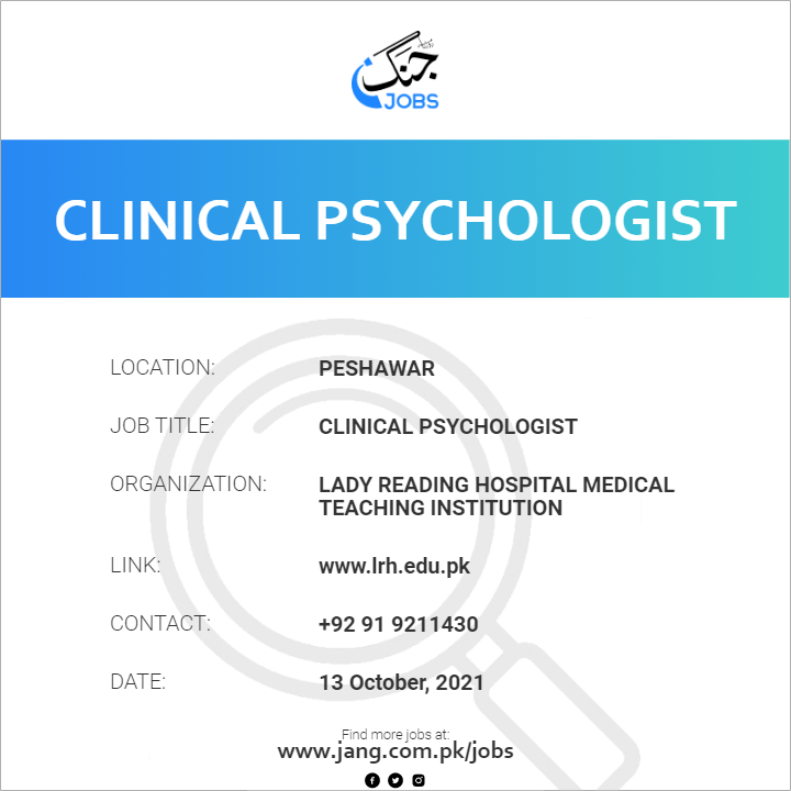 Clinical Psychologist 