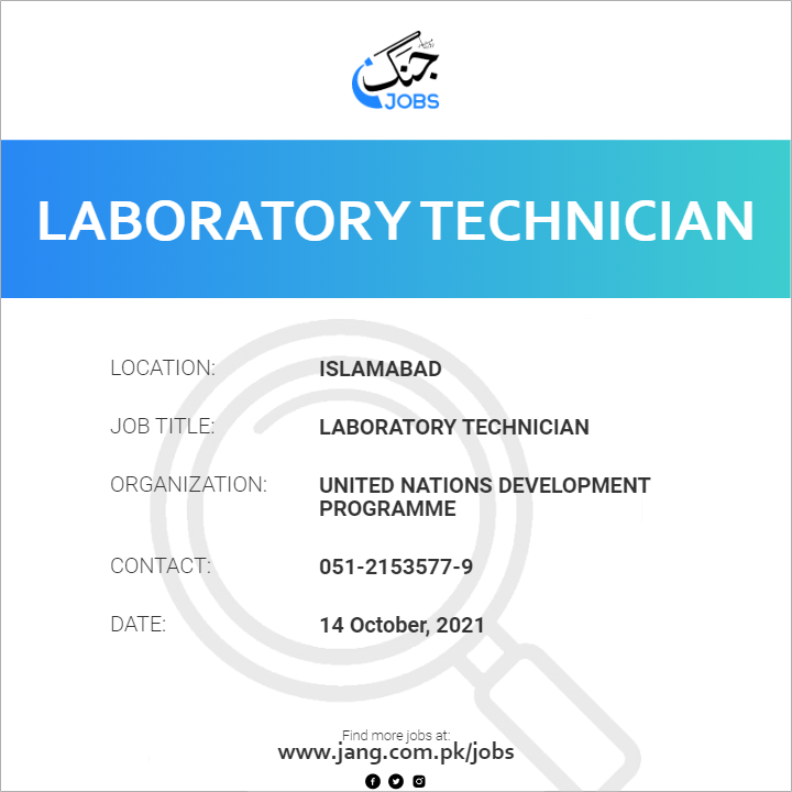 Laboratory Technician 