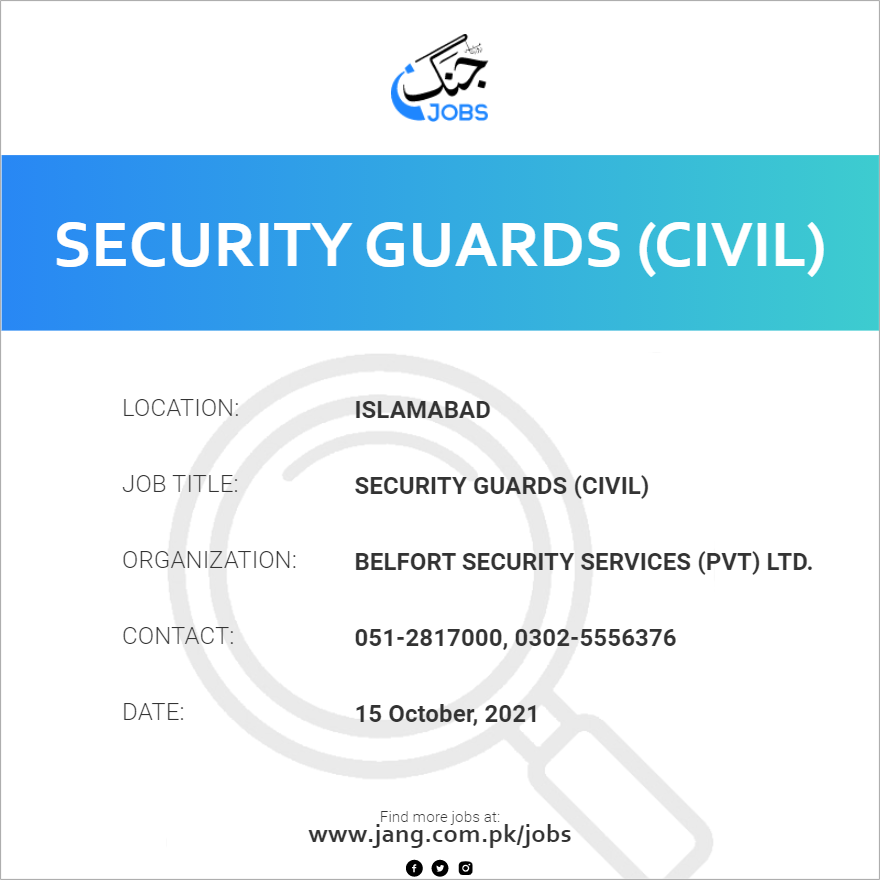 Security Guards (Civil)