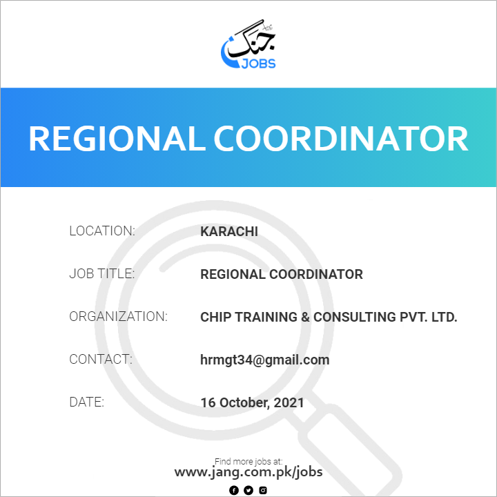 Regional Coordinator