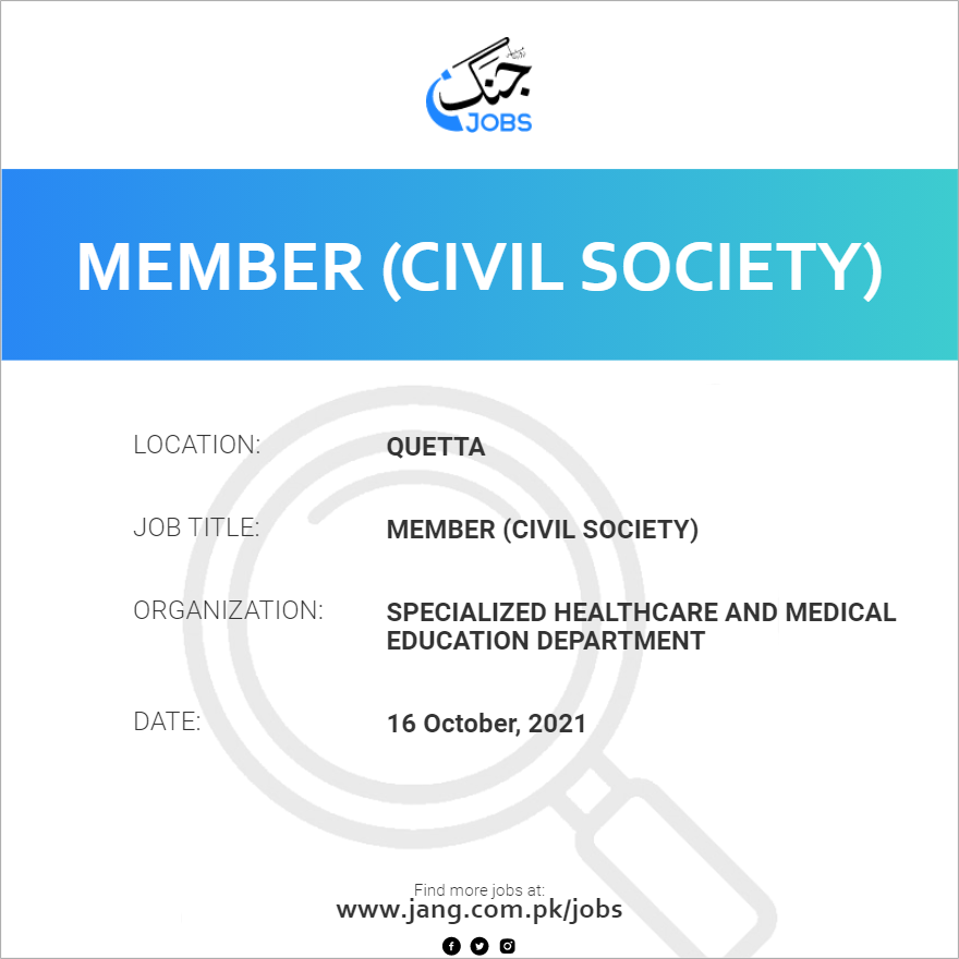 Member (Civil Society)