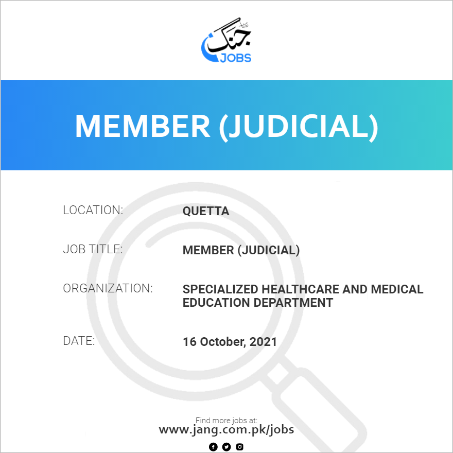 Member (Judicial)